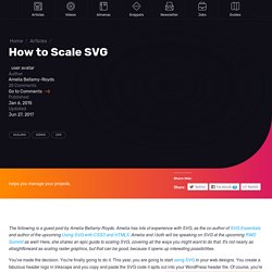 How to Scale SVG