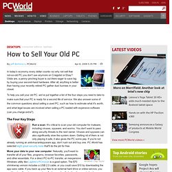 How to Sell Your Old PC