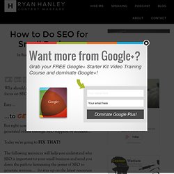 How to Do SEO for Small Business