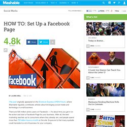 HOW TO: Set Up a Facebook Page