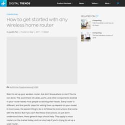 How To Set Up A Wireless Router