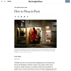 How to Shop in Paris
