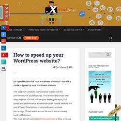 How to speed up your WordPress website?