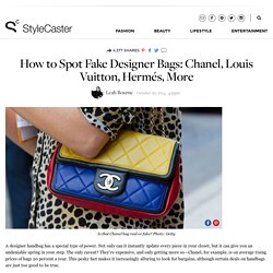 How To Spot a Fake Designer Bag