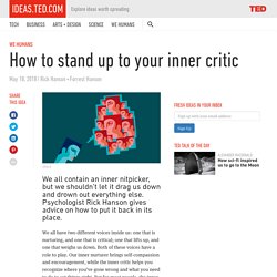 How to stand up to your inner critic