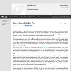 How to Start a Keto Diet Plan