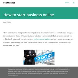 How to start business online