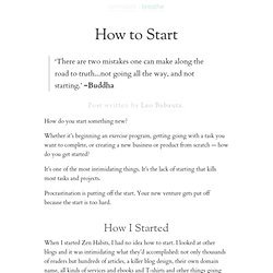 » How to Start