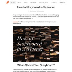 How to Storyboard in Scrivener