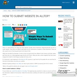 HOW TO SUBMIT WEBSITE IN ALLTOP?
