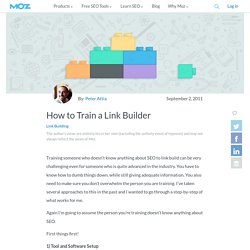 How to Train a Link Builder
