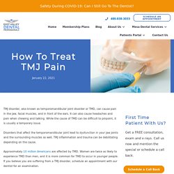 How To Treat TMJ Pain