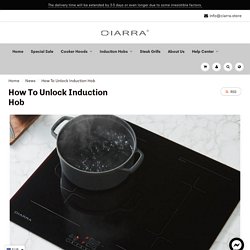 How To Unlock Induction Hob