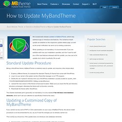 How to Update MyBandTheme