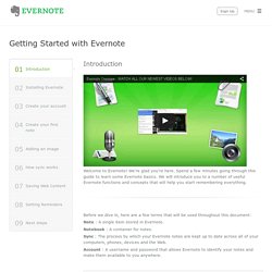 Getting started with Evernote