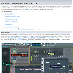 How to use FL Studio