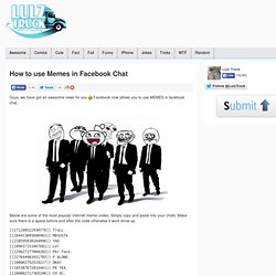 How to use Memes in Facebook Chat