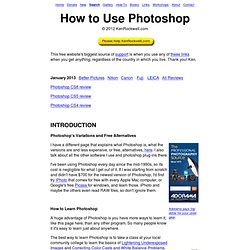 How to Use Photoshop