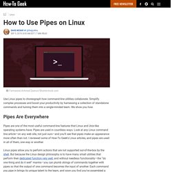 How to Use Pipes on Linux
