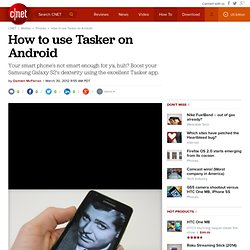 How to use Tasker on Android