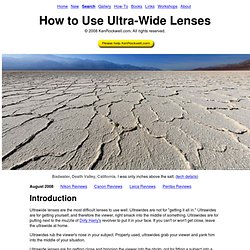 How to Use Ultra-Wide Lenses