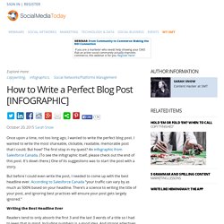 How to Write a Perfect Blog Post