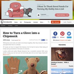 How to Turn a Glove into a Chipmunk