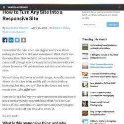 How to Turn Any Site Into a Responsive Site