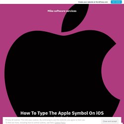 How To Type The Apple Symbol On iOS and Windows