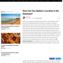 How Can You Update a Location in the Database?