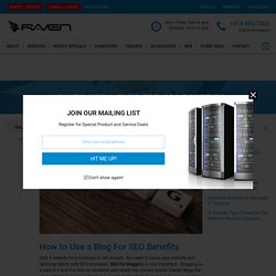 How to Use a Blog For SEO Benefits