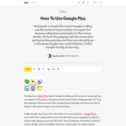How To Use Google Plus
