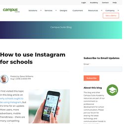 How to Use Instagram for Schools