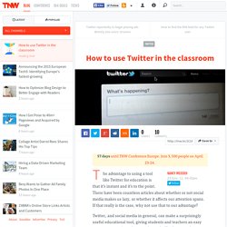 How to use Twitter in the classroom