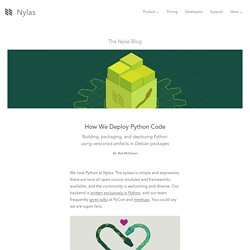 How We Deploy Python Code