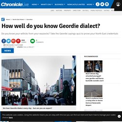 How well do you know Geordie dialect?