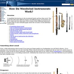 How Do Woodwind Instruments Work?