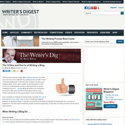How to Write a Blog: The 12 Dos and Don'ts of Writing a Blog