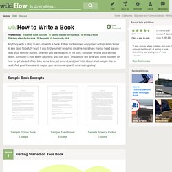 How to Write a Book (with Examples)