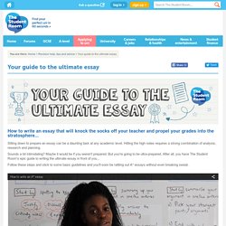 How to write the ultimate essay