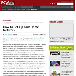 How to Set Up Your Home Network