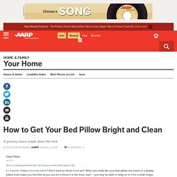 How to Get Your Bed Pillow Bright and Clean