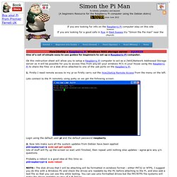 How2SetUp a Raspberry Pi Windows file server - Simon The Pi Man