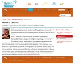 Howard Gardner - mieux-apprendre