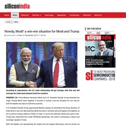 'Howdy, Modi!' a win-win situation for Modi and Trump