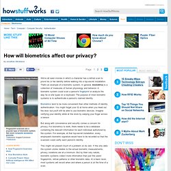 How will biometrics affect our privacy