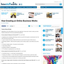 How Creating an Online Business Works"