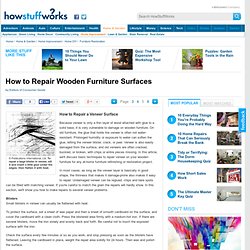 How to Repair Wooden Furniture Surfaces: Tips"