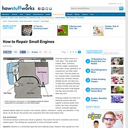 How to Repair Small Engines: Tips and Guidelines"