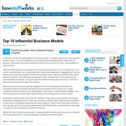10 Influential Business Models"